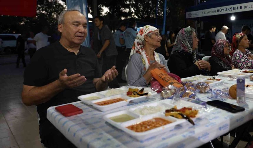 Muharrem ayı iftar sofraları Aydın'da kurulmaya başladı