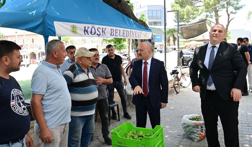 Vali Varol, Köşk'te üretim, yatırım ve sosyal projeleri inceledi