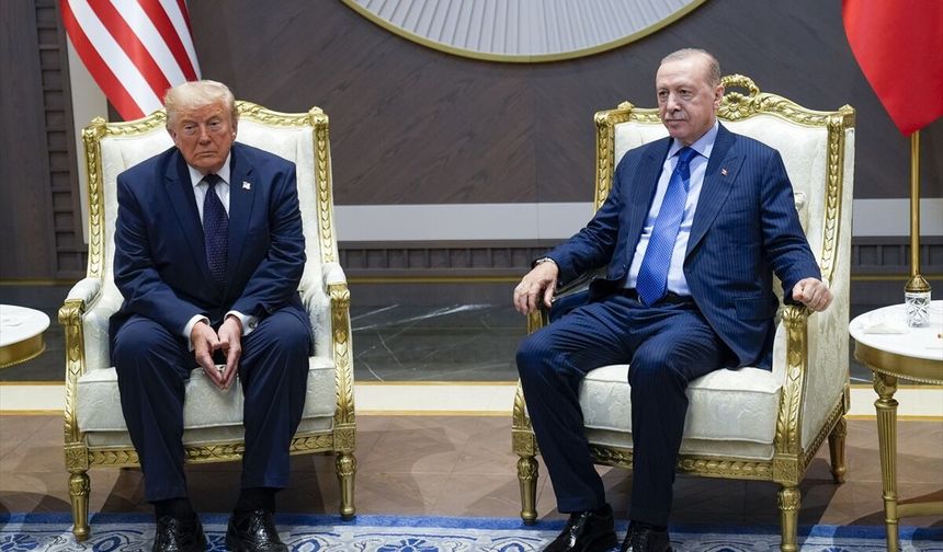 Cumhurbaşkanı Erdoğan, ABD Başkanı Trump'ı resmi törenle karşıladı