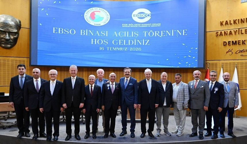 Başkan Maraş, EBSO'nun yeni hizmet binasının açılışına katıldı