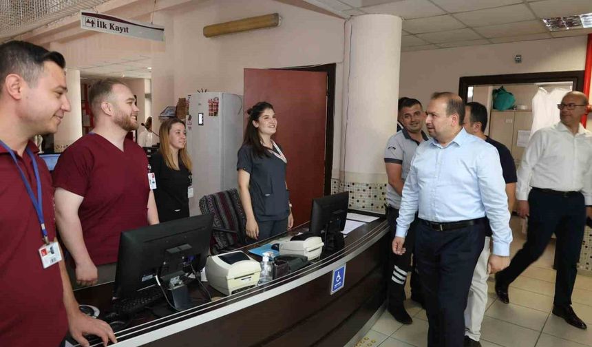 Bozdoğan'daki hastanede hizmetler değerlendirildi