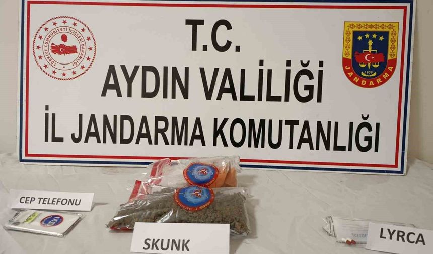 Koçarlı'da 495 gram kubar esrar ele geçirildi