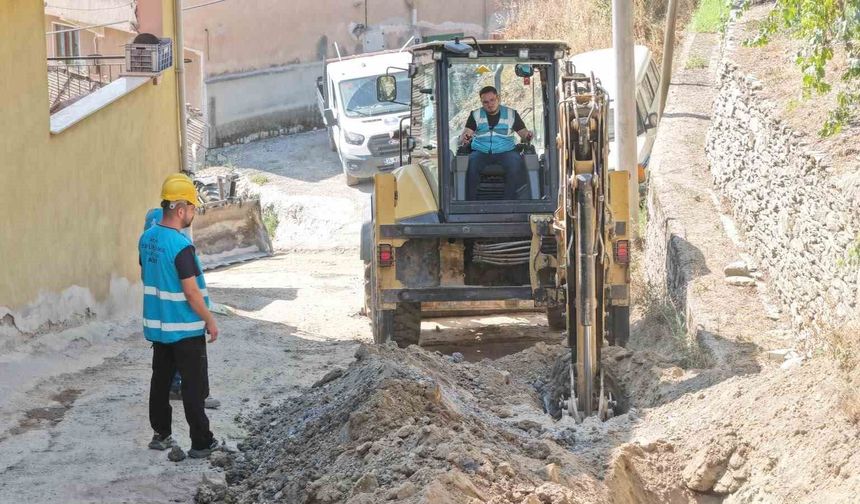 Aydın Büyükşehir Belediyesi'nden Köşk Başçayır'da 3,9 milyon TL'lik altyapı yatırımı