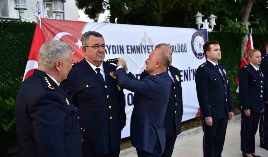 Aydın Emniyeti'nde terfi töreni düzenlendi