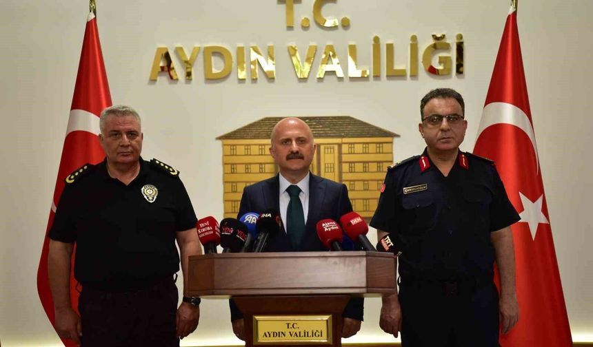 Aydın Valisi Varol açıkladı: 'Çine orman yangını ile ilgili 2 kişi gözaltına alındı'