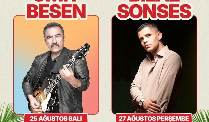 Aydın'da yaz konserleri coşkusu devam ediyor