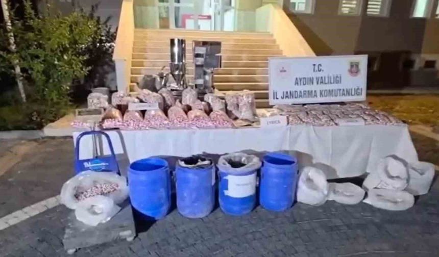 Aydın'da zehir tacirlerine darbe: 100 milyon TL'lik uyuşturucu ele geçirildi