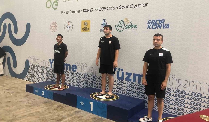 Aydınlı özel sporcular Konya'dan madalyalarla döndü