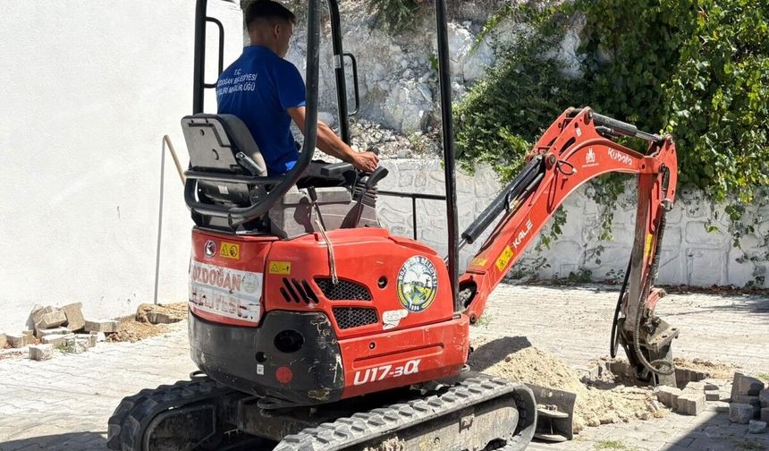 Bozdoğan'da 4 mahallede sosyal tesisler yenileniyor