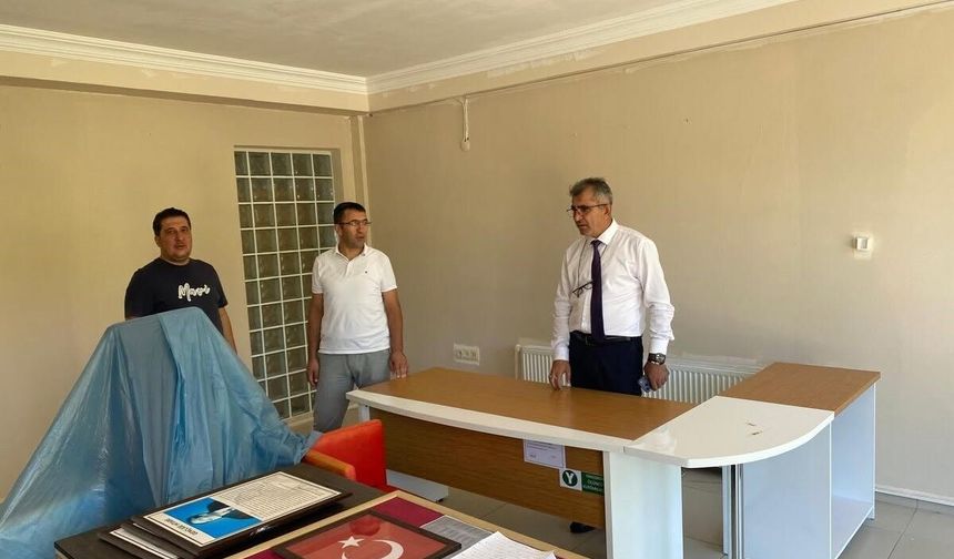 İlçe Milli Eğitim Müdürü Uğurlu, Söke Fen Lisesi'nde incelemelerde bulundu