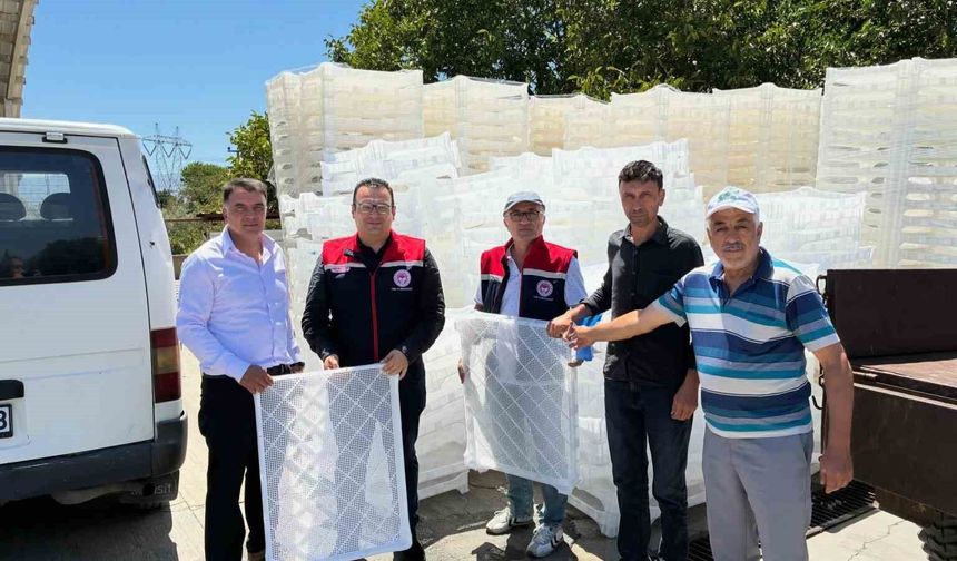 İncirliova'da üreticilere yüzde 50 hibeli kerevet dağıtıldı