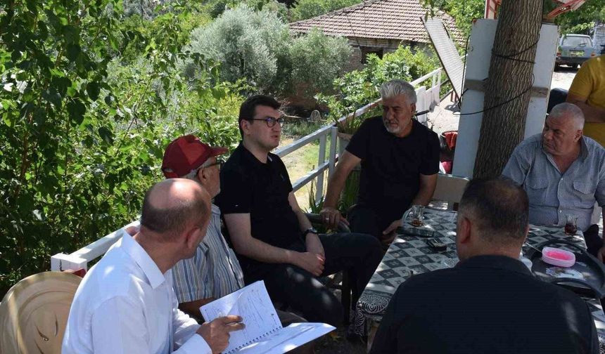 Kaymakam Sözen, yangın mağduru aileleri yalnız bırakmadı