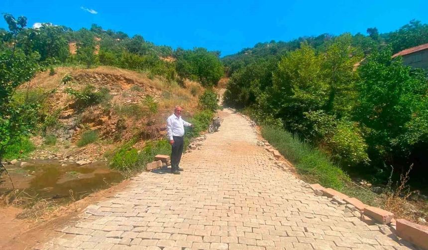 Sultanhisar'da yıllardır beklenen yol çalışması tamamlandı