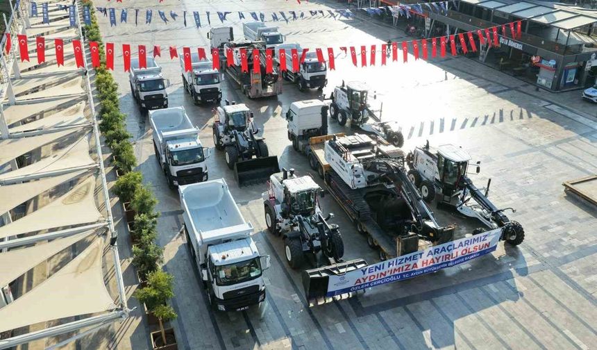 Aydın Büyükşehir Belediyesi filosuna 150 milyon TL'lik takviye