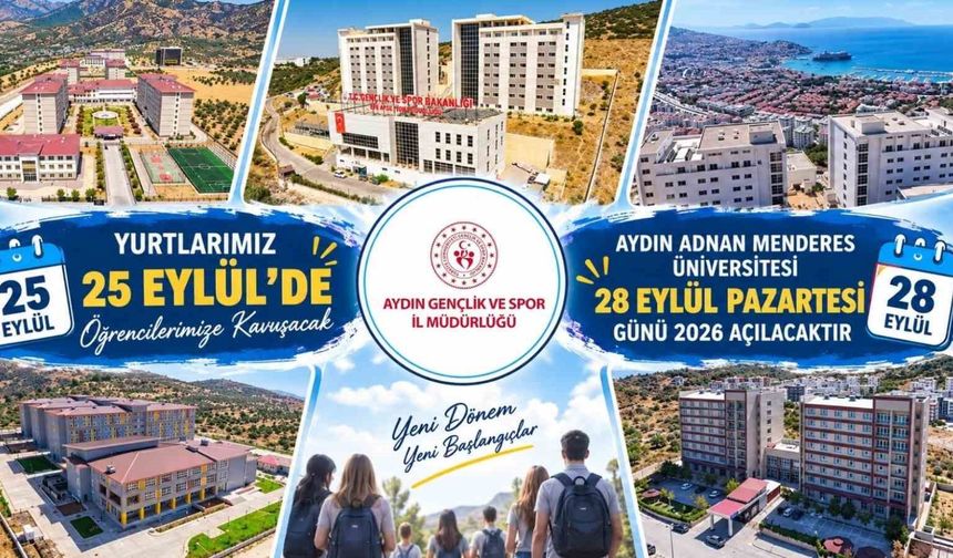 Aydın'da üniversite öğrencileri için geri sayım başladı