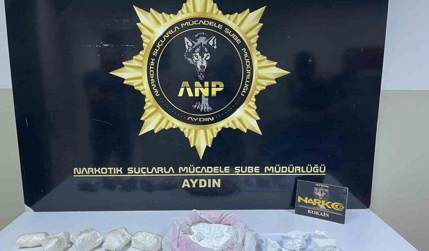 Aydın'da uyuşturucu operasyonu: 2 kilo 889 gram kokain ele geçirildi