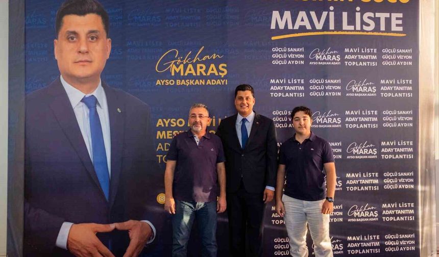 AYSO Başkanı Maraş'a iş insanı Özalp'ten destek
