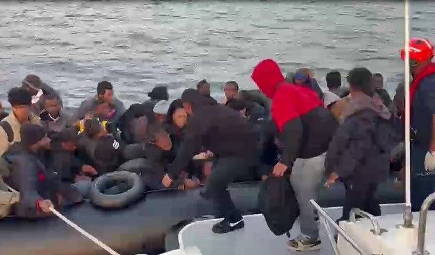 Didim'de düzensiz göçmen operasyonu