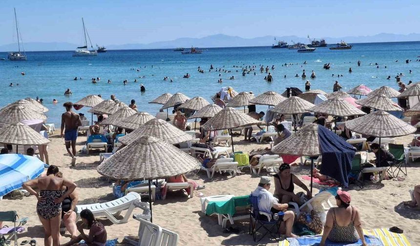 Didim'e Eylül geldi, deniz keyfi bitmedi