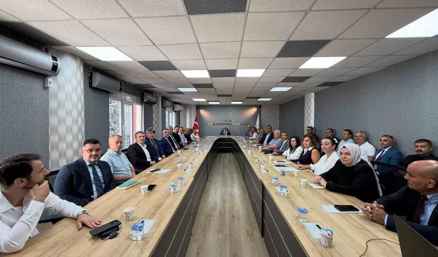 Gençlik ve Spor İl Müdürlüğü'nde koordinasyon toplantısı gerçekleştirildi