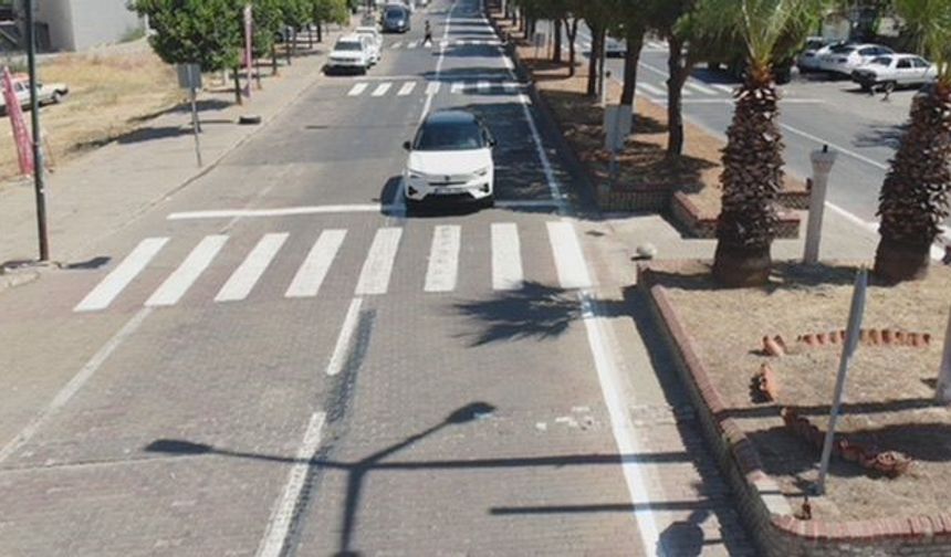 Güzelçamlı'da trafiğe hava denetimi