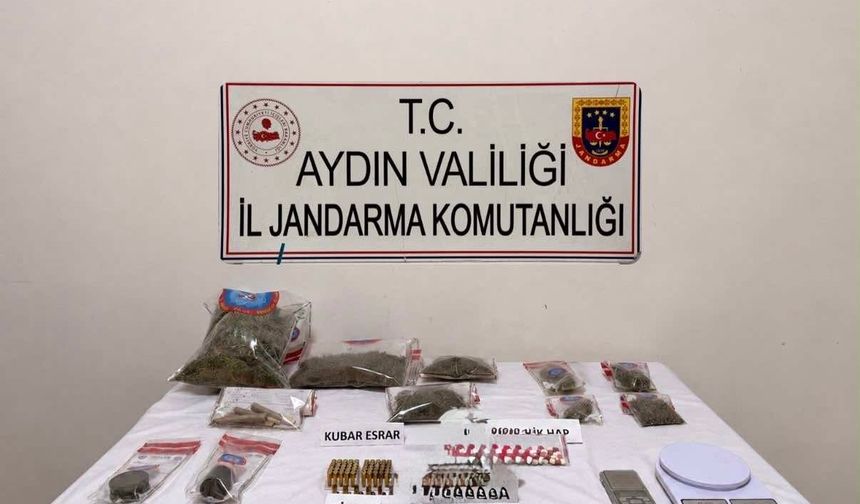 Söke'de eş zamanlı uyuşturucu operasyonu