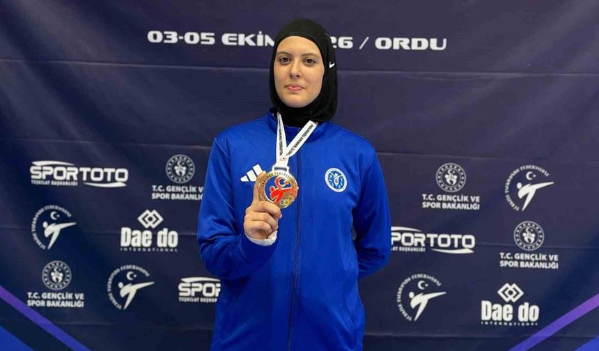 Aydın Büyükşehir Belediyespor sporcusu Köseoğlu, Türkiye şampiyonu oldu