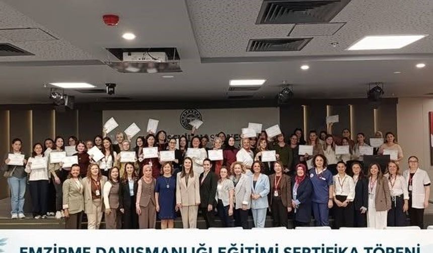 Aydın Şehir Hastanesi'nde emzirme danışmanlığı eğitimi tamamlandı