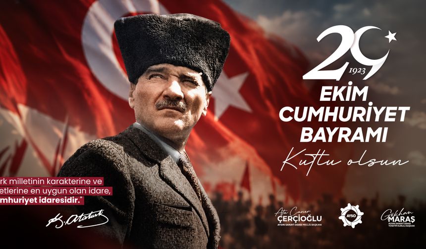 Aydın Sanayi Odası Cumhuriyet Bayramını kutladı