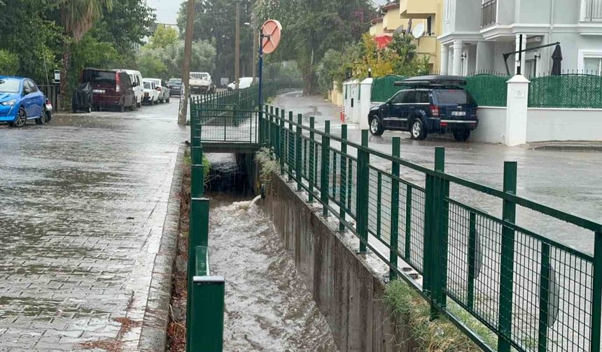 Güney Ege'de beklenen yağış başladı