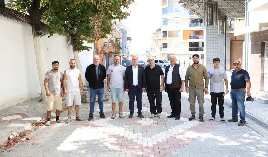 İncirliova'da yol çalışmaları hız kesmeden sürüyor