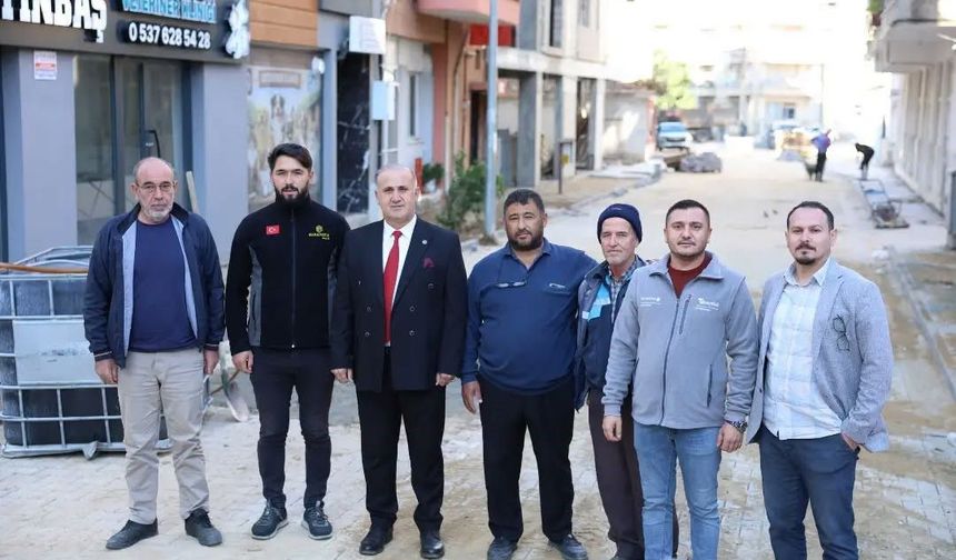İncirliova'da yol çalışmaları sürüyor