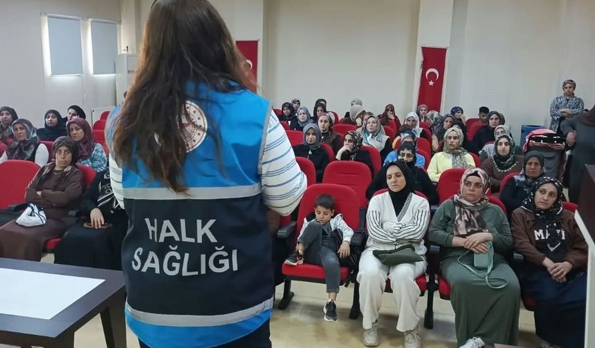 Nazilli'de kadınlara sağlık, güvenlik ve mahremiyet eğitimi