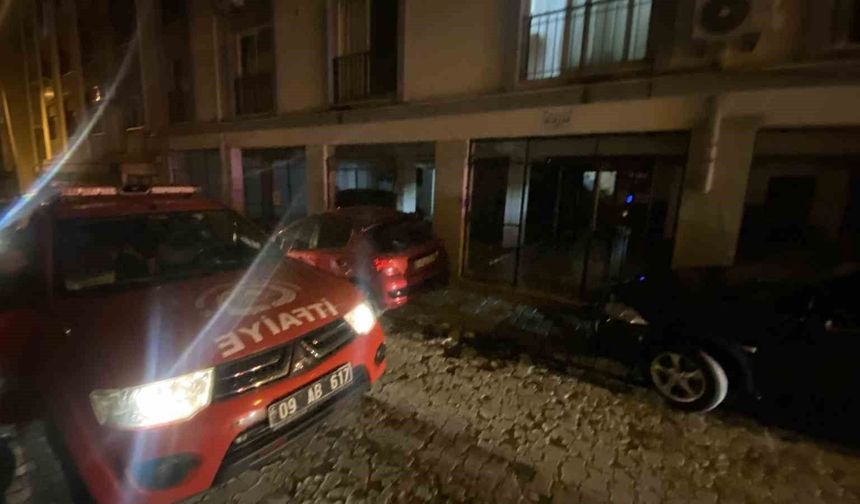 Yemek yapılırken çıkan yangın korkuttu