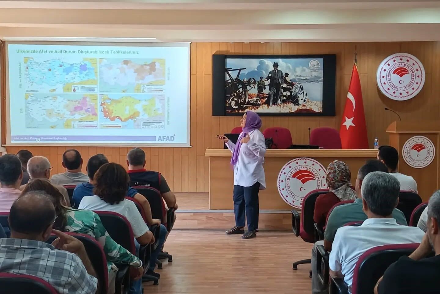 Aydın'da kamu personeline afet ve yangın farkındalık eğitimi