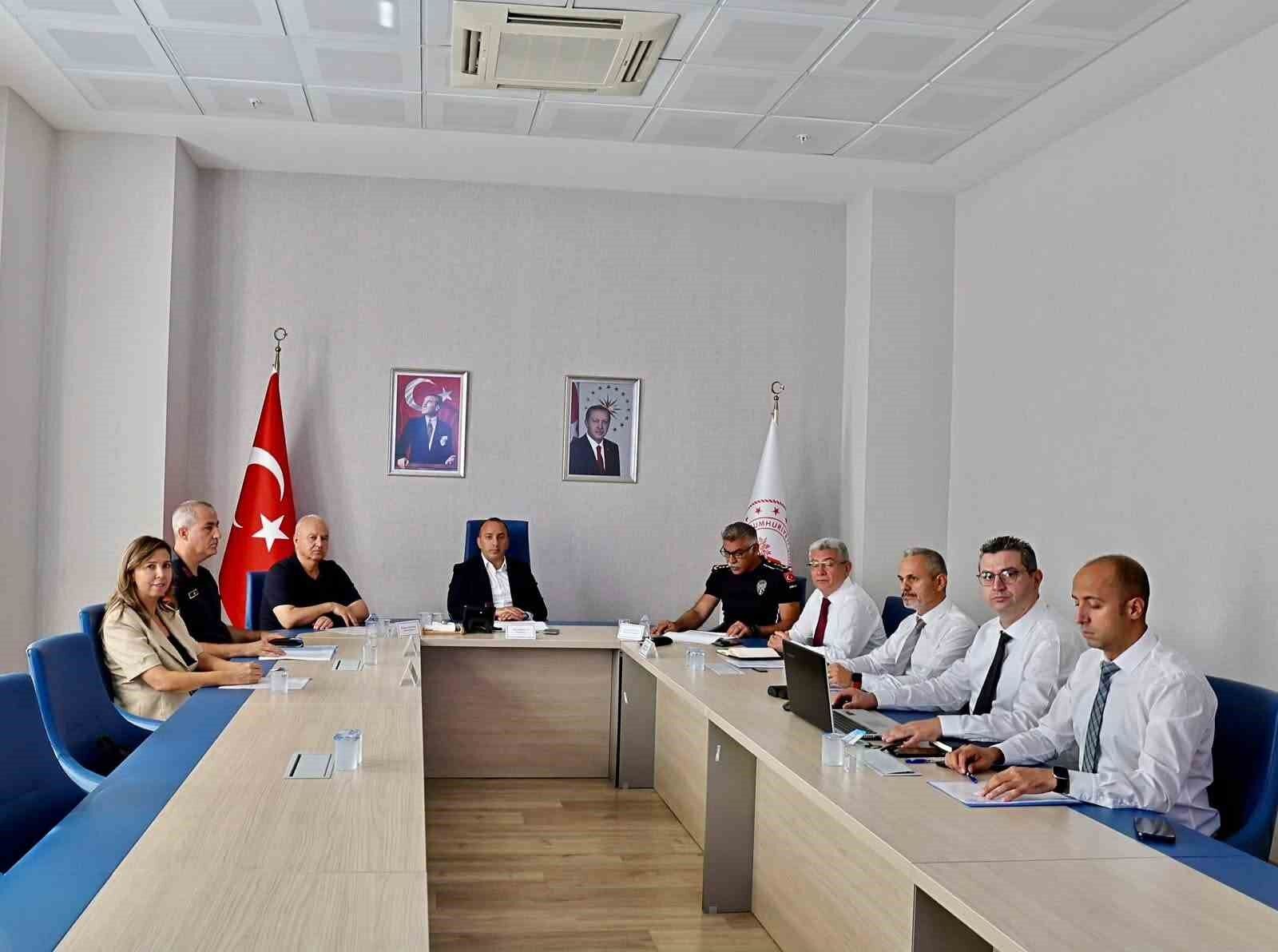 Çine'de yeni eğitim yılı öncesi okul güvenliği toplantısı
