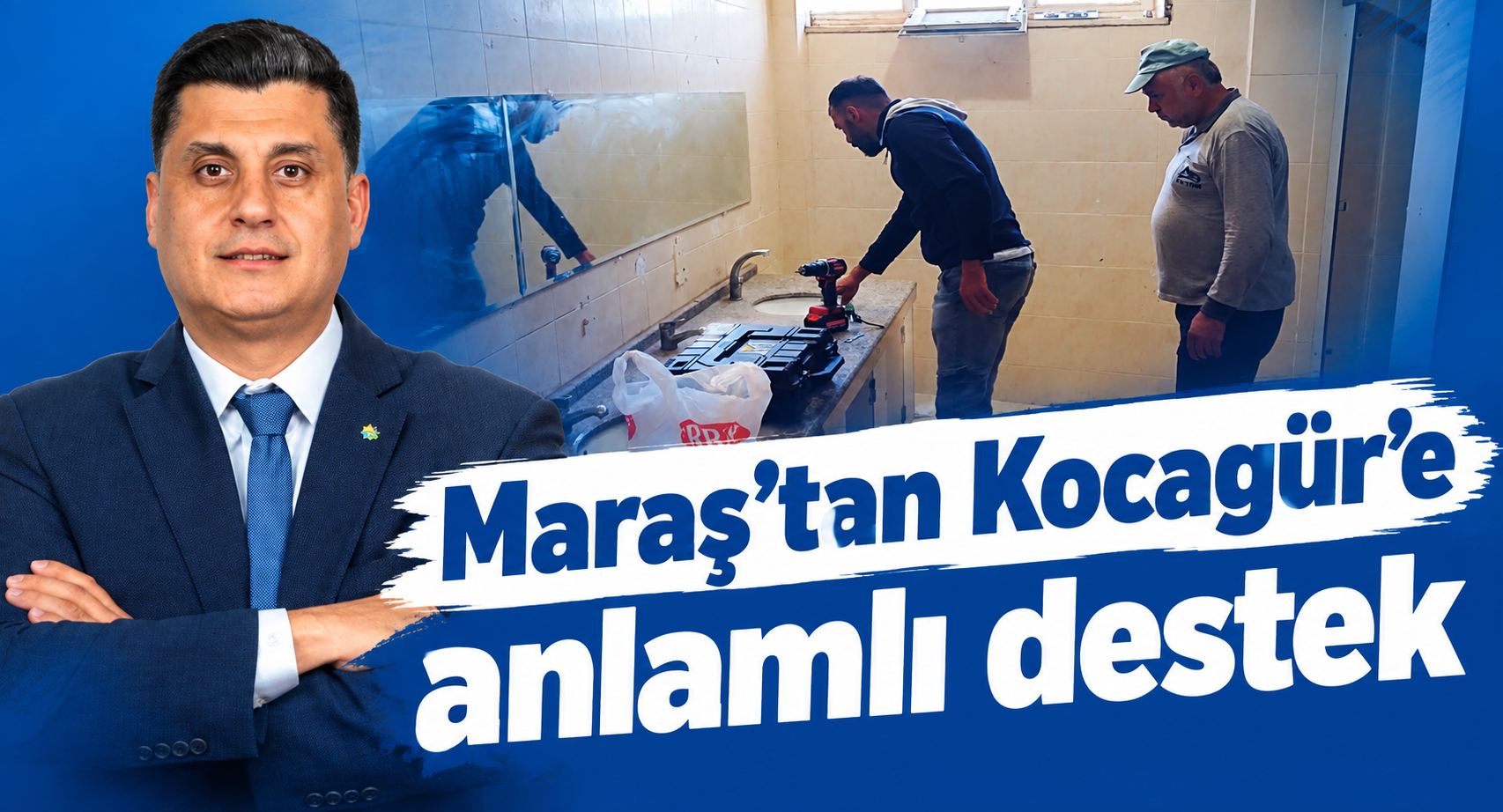 Maraş’tan Kocagür’e anlamlı destek