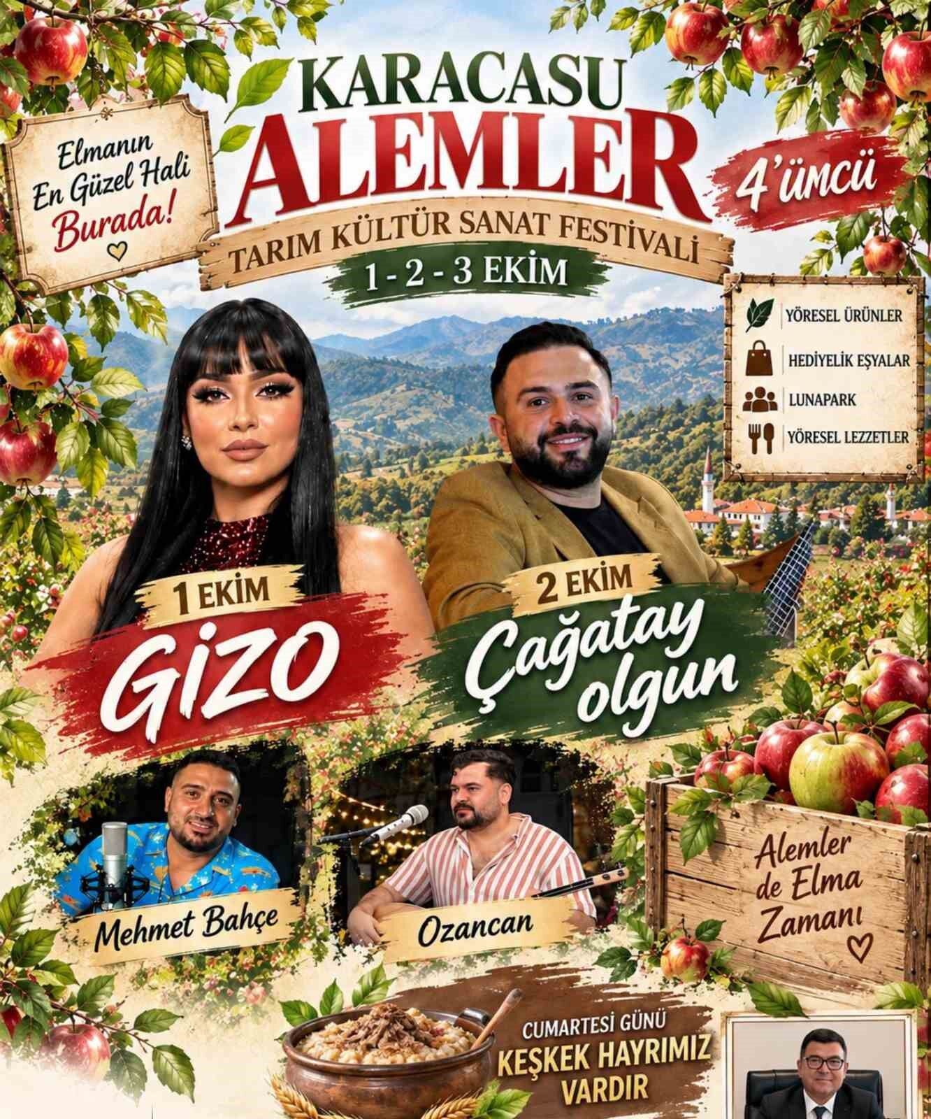 Karacasu'da Elma Festivali için geri sayım başladı