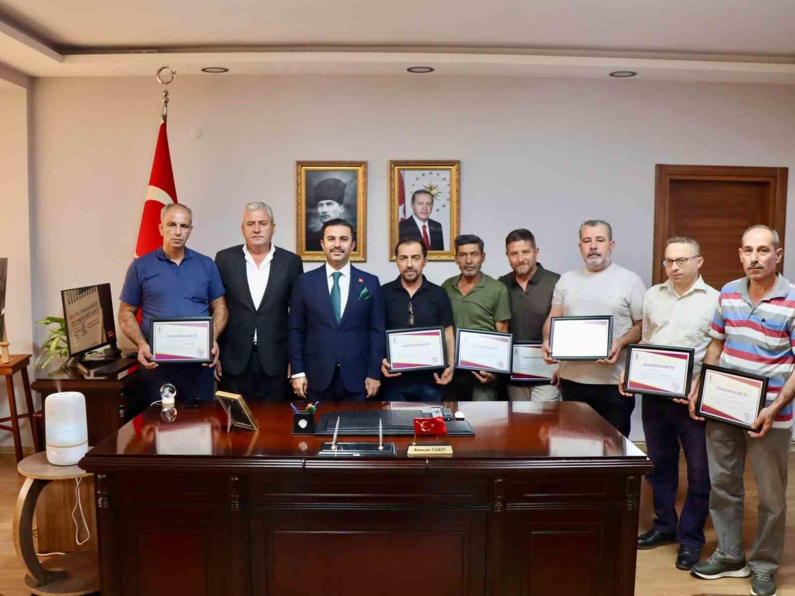 Koçarlı Kaymakamı Taşkın, 25 yıllık esnaflarla bir araya geldi
