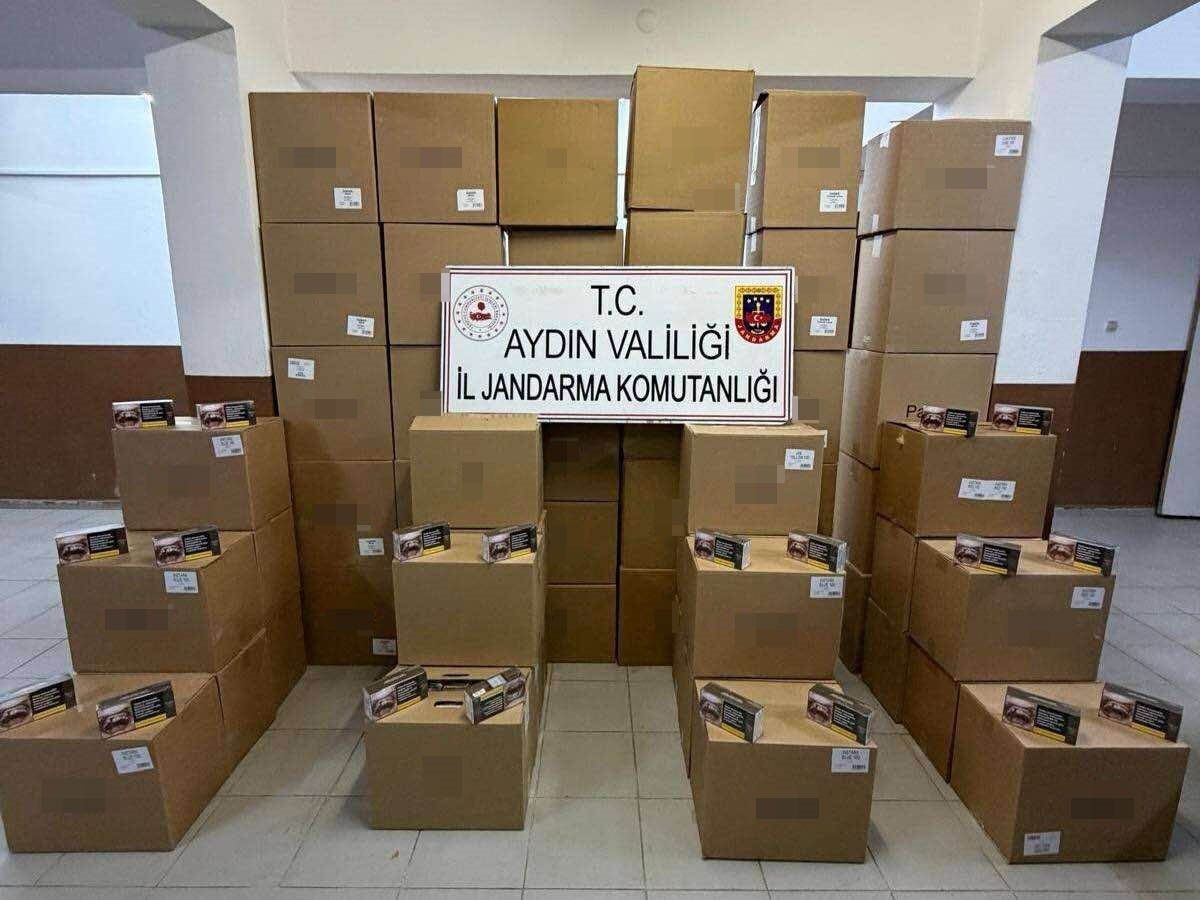Köşk'te kaçak tütün operasyonu: 630 bin makaron ele geçirildi