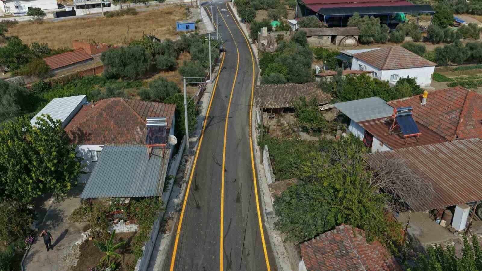 Dereköy'de ulaşım konforunu artıracak çalışma tamamlandı